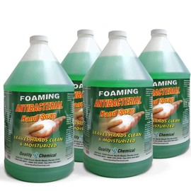 Quality Chemical Antibacterial Liquid Foaming Hand Soap Refill - Antibacterial Hand Soap Refill, Refill Soap for Handwashing and Sanitizing 128 oz (Pack of 4)
