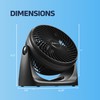 NEXAIR 7" Air Circulator Portable Turbo Fan, 3 Speed Adjustable