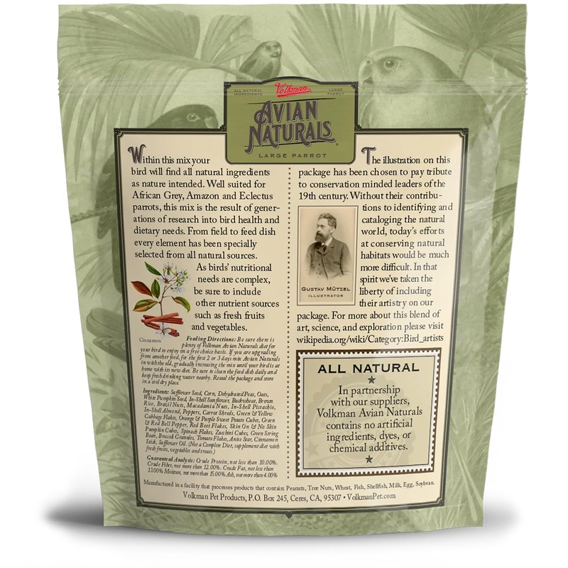 Volkman Avian Naturals Large Parrot