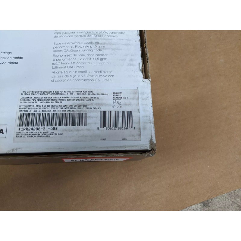 Kohler Safia R24298-BL Pull-Down Kitchen Faucet - Matte Black