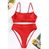 MELYUM Womens High Waisted Swimsuits Bottom Padded Bathing Suits Bikini