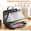 Organizador de Archivos Ignífugo con Cerradura, Negro