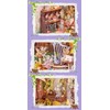 Wizardi Book Nook Miniature - Flower Forest Concert Roombox Kit