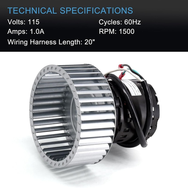 Adviace 3-21-33647 Distribution Blower for Harman Accentra 52i, P43, P61,