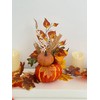 Vellure Pumpkin Fall Decor – Realistic Autumn Foliage and Ornaments,