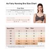 As Fairy Nursing Bras for Breastfeeding, Wireless Pregnancy Sleep Bralette