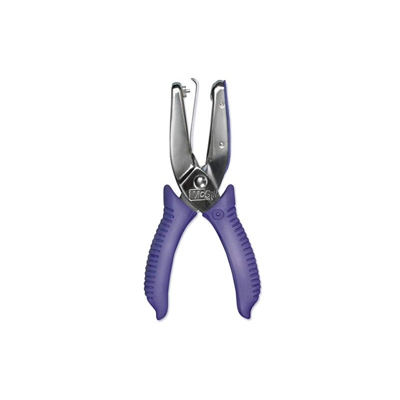 McGill 53200 1/16-Inch Round Hand Punch with 2-Inch Reach, Purple,