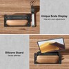 UPERGO Vertical Laptop Stand, Dual Slot Wooden Laptop Holder Vertical
