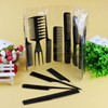 10-Piece Hair Comb Set with Tail Comb Barber Comb 3ea