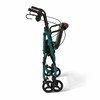 Medline Aluminum Rollator Walker with Seat, Folding Mobility Rolling Walker