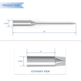 E&K Fence Post Anchor Spikes Ground Pole Sleeves Metal Pack of 5 1-5/16 Inches Inner Diameter for Garden Backyard Grass Clay Dirt Surface