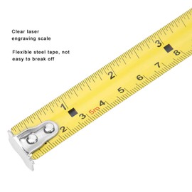 Precision Tape Measure, Practical Steel Tape Measure, Easy to Read Digital Display, Efficient for Home Measurement, Factory Industry