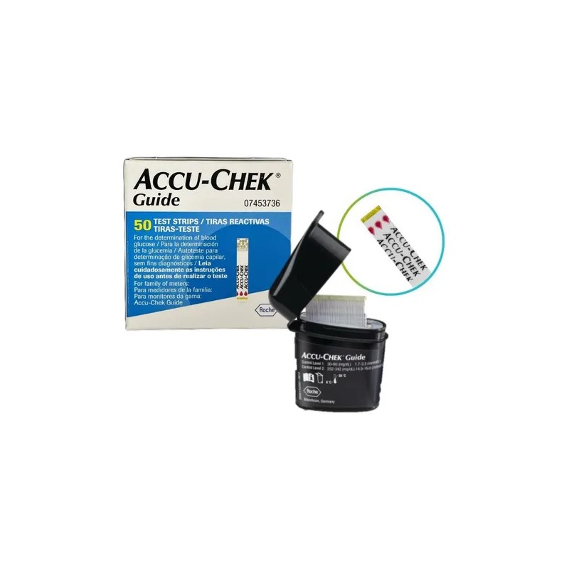 Accu Check Guide Tiras Reactivas 50 Pzas