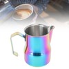Milk Frother Cup 350ml 304 Stainless Steel Pointed Mouth Foaming