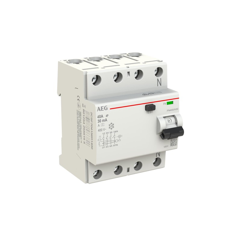 AEG FI Switch 4 x 40 A/0.03 FN440/A30, Residual Current