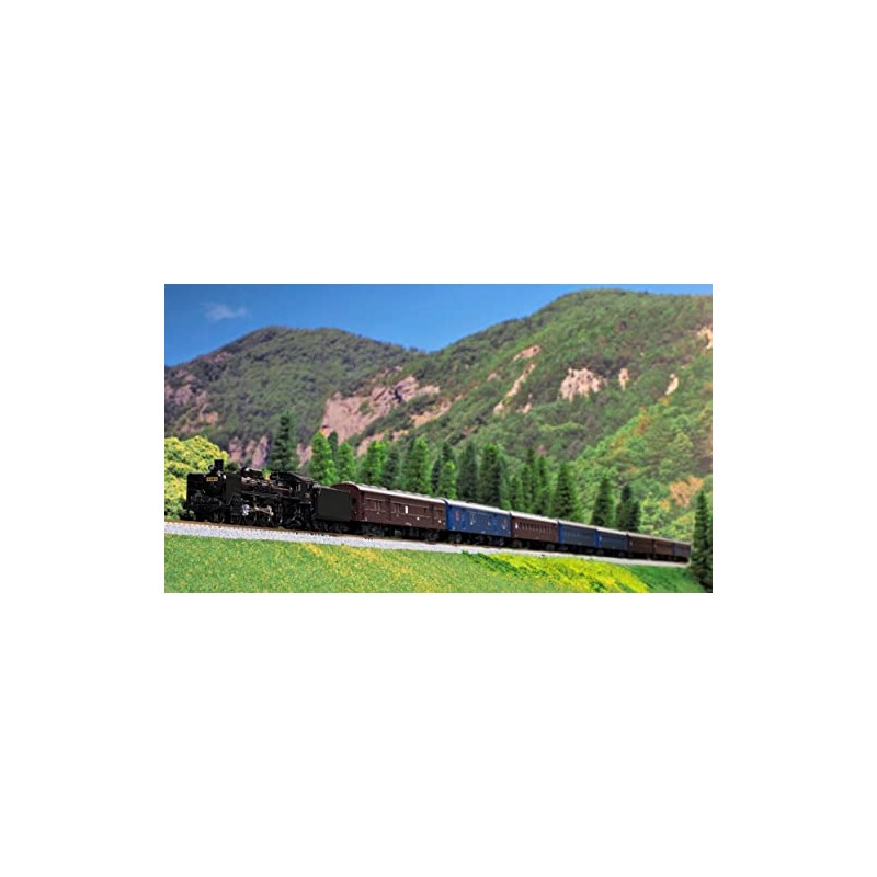 KATO N Gauge Old-Style Passenger Car 4-Car Set (Brown) 10-034