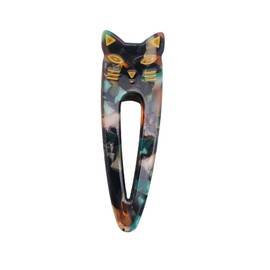 Cat Hair Clips for Women Girls Fashion Hairpins Alligator Clip Hair Accessories Black Green