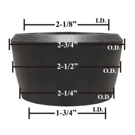 Dual Carburetor Synchronizer Adapter Boot Only For Weber, Stromberg, Solex