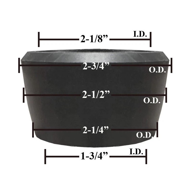 Dual Carburetor Synchronizer Adapter Boot Only For Weber, Stromberg, Solex