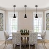 Black Pendant Light for Kitchen light fixtures,Small Modern Industrial Chandeliers