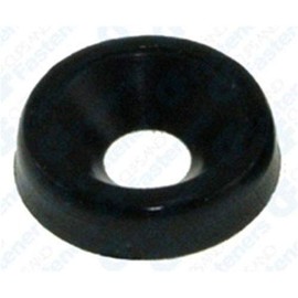 50#8 Nylon Finishing Washer - Black