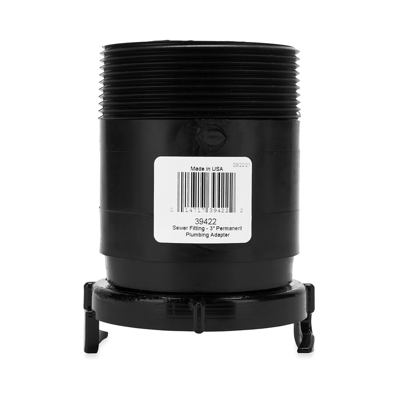 Camco Camper/RV Sewer Fitting Adapter | Features a Straight Fitting