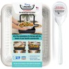 Fancy Panz - White Classic Aluminum Foil Pan Carrier with