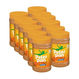 Peter Pan Crunchy Honey Roast Peanut Spread, 16.3 oz (Pack of 12)