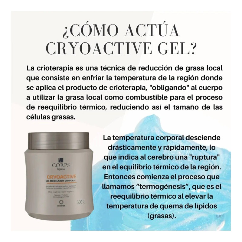 Gel Modelador Corporal Cryoactive Hinode Corps