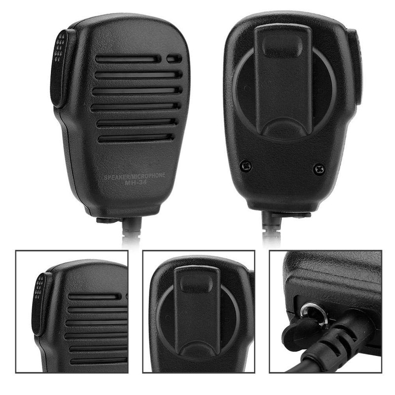 PUSOKEI Shoulder Microphone for 2-Way Wireless Speaker for Vertex VX-1R,