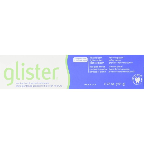Glister Multi-action Fluoride Toothpaste (6.75oz Bottle)