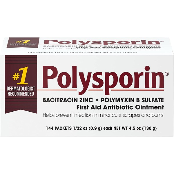 Johnson & Johnson 04536M First Aid Polysporin Ointment (Pack of 144)