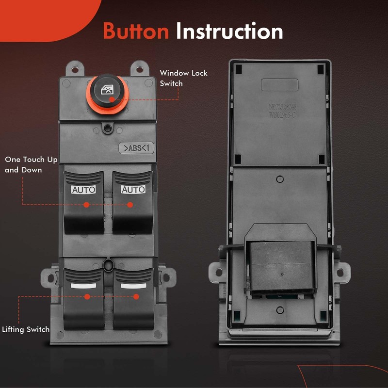 A-Premium Master Power Window Switch Compatible with Acura MDX 2007