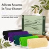 African Bath Net Sponge with Long Stretch Design, Quick Dry