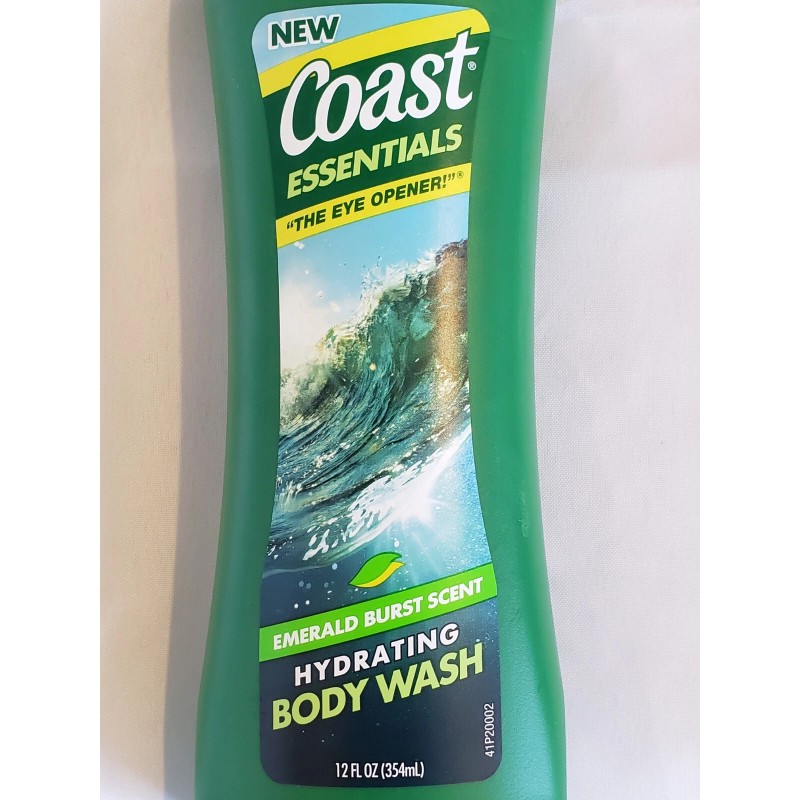 Coast Essentials Emerald Burst Scent Hydrating Body Wash 12 oz
