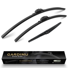 GARDIMU Front and Rear Windshield Wiper Blades, 3 Pcs Front and Back Windshield Wipers Blades Replacement for Hyundai Palisade 2020-2024, Car Window Wiper Blades for 2020 2021 2022 2023 2024.