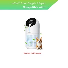 UL Listed 5V Adapter + USBC Compatible with MOOKA M02 Air Purifier H13 HEPA Filter Air Cleaner DC5V USB Type C Replacement Power Supply Charger Cord Cable