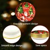 KEELYY Christmas Plates, Set of 3, 22 cm Diameter Plates