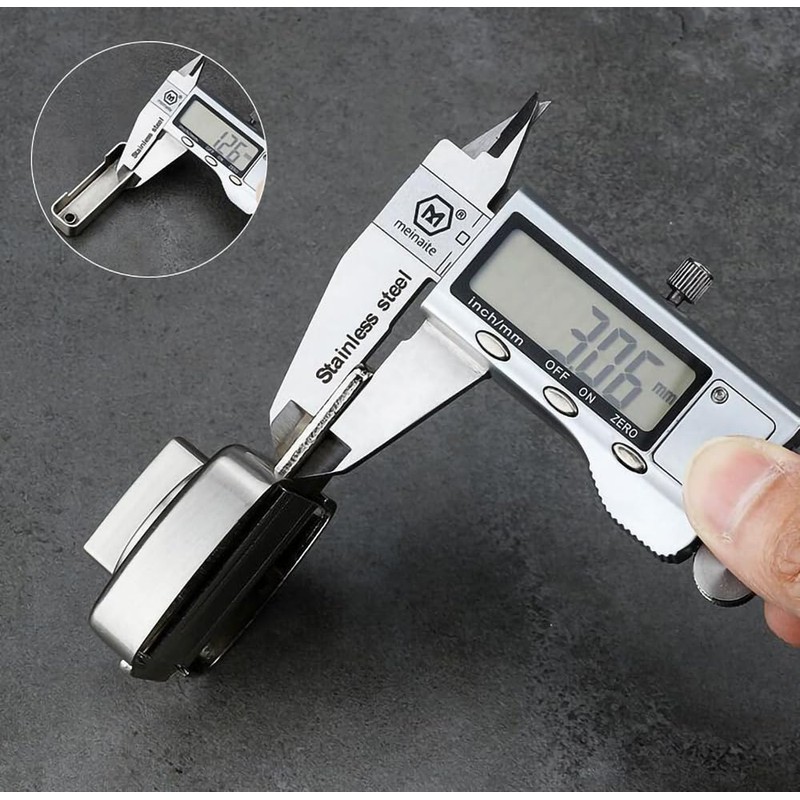 MINMHDONG Door Latch Sliding Bolt Lock Double-Sided Rotating Door Lock