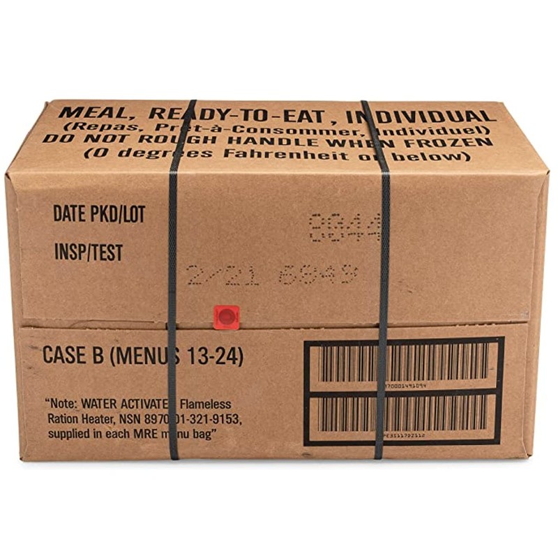 Ameriqual 24ct US Military Surplus MRE Meals Ready to Eat