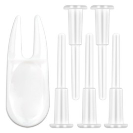 5 Air Stopper Plugs + 1 Remover Tool – Exercise Ball Plug Replacement Kit for Yoga Balls, Bouncing Balls & Inflatable Beds