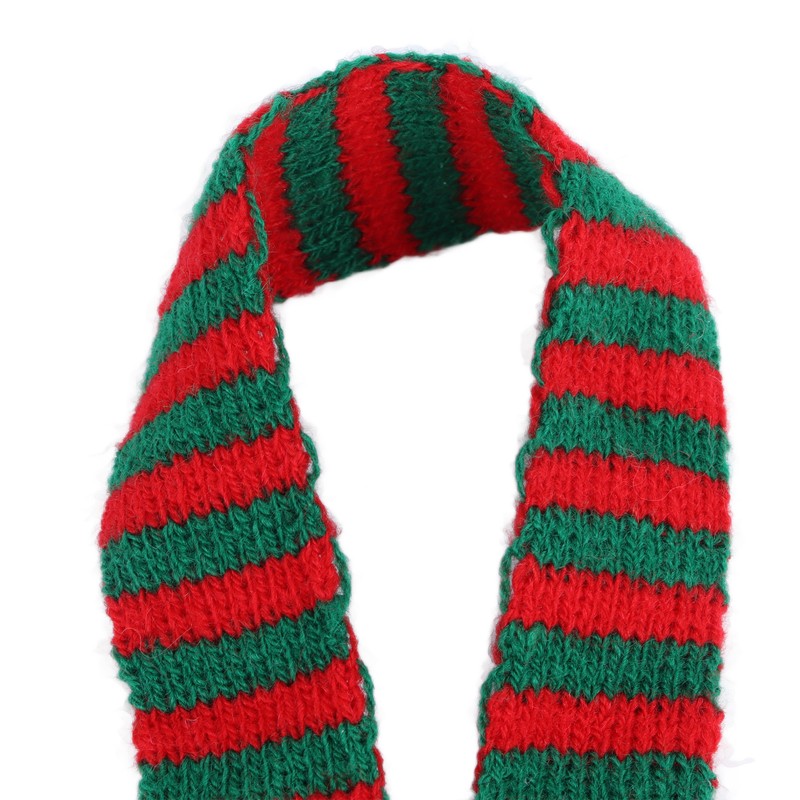 Bearded Dragon Santa Hat Cute Soft Scarf Adjustable Size Bright