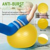 Leyndo 2 Pcs Yoga Ball Bulk Large 26 Inch Exercise