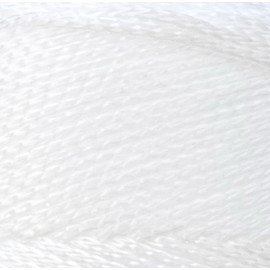 Polyester Macrame Cord 2mm x 251 Yards, 100% Polypropylene Premium Macrame Rope, Colorful Yarn Crochet Macrame Bag Craft for Wall Hangers, Bags, Bottom Plates, Carpets (White)1