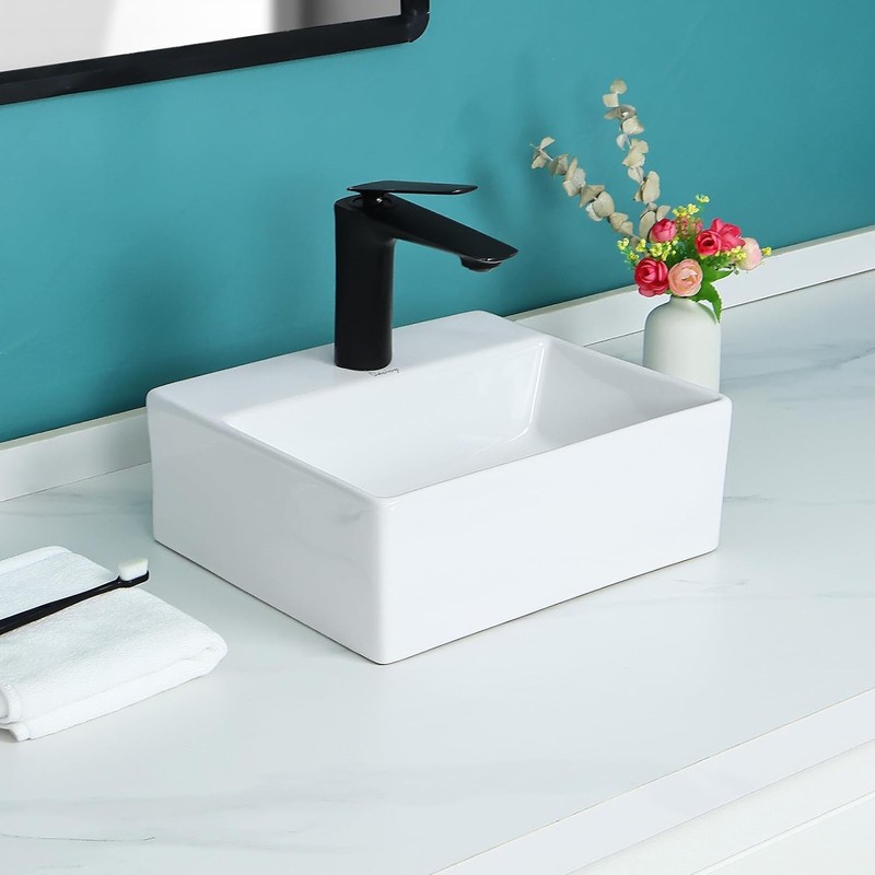 Davivy 13.2" X 11.4'' Wall Mounted Bathroom Sink with Pop