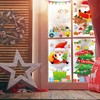 Christmas Window Clings,Christmas Decals Christmas Wall Stickers Christmas Snowflake Window