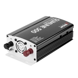 Wagan 3720 Black 1000W Slim Line AC to DC Inverter - Modified Sine Wave Power Inverter 1000W TrueRated Power 2000W Surge Power Inverter