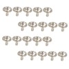 Operitacx Clothes Rivets Leather 200 Sets Kit for Craft Gems