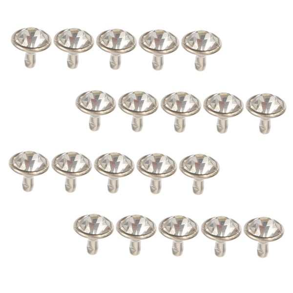 Operitacx Clothes Rivets Leather 200 Sets Kit for Craft Gems
