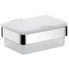 Emco Loft 53900101 Wet Wipe Box (Plastic White/Chrome, Width 155.5